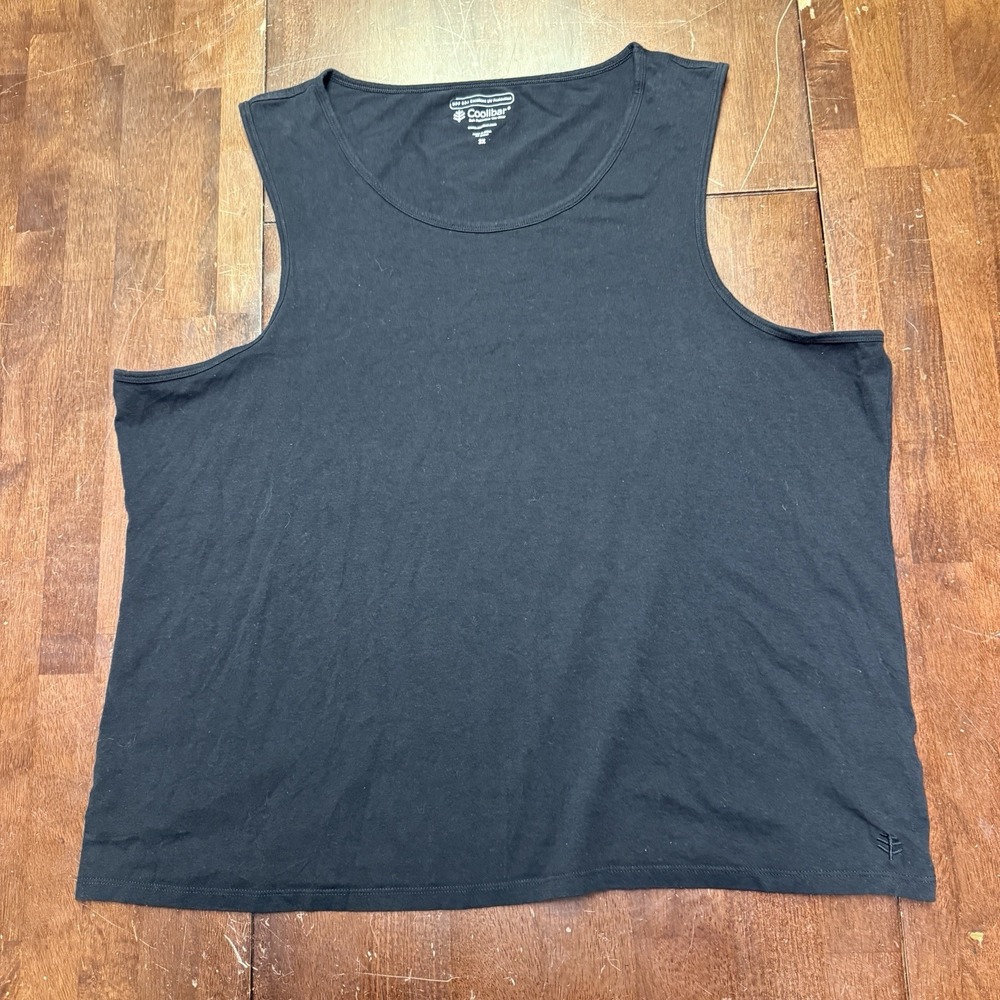 Coolibar UPF 50+ Women's Everyday Basic Tank - Sun Protective Black‎ 3XL